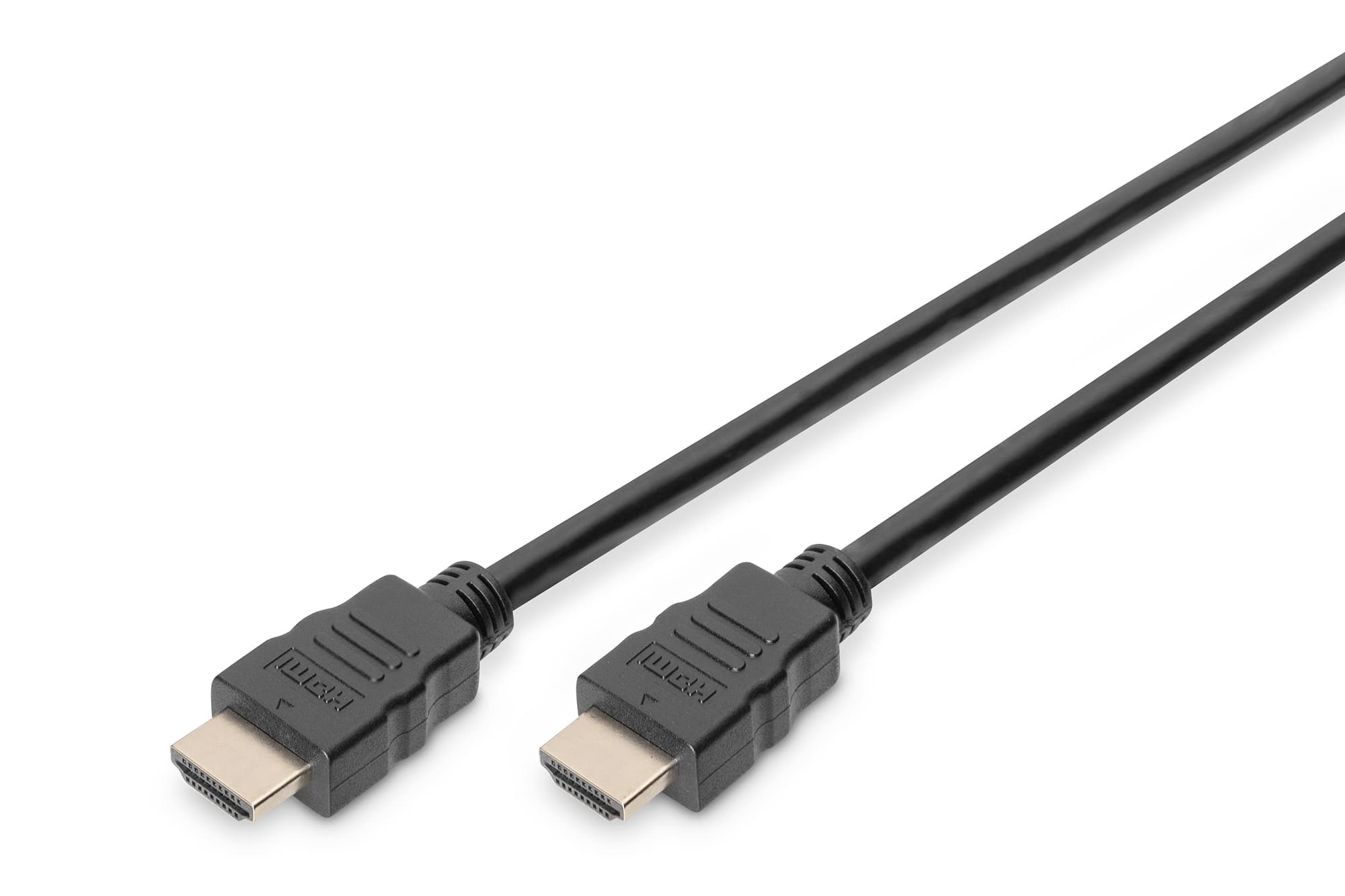 Кабел ASSMANN AK-330107-020-S, HDMI(м) към HDMI(м), 2.0м, поддържа 4K Ultra HD 3840x2160, черен