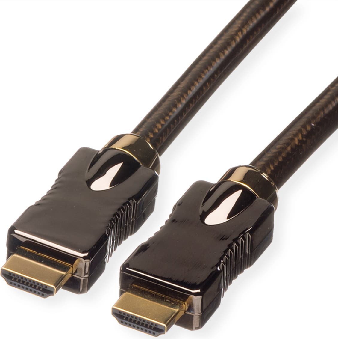 Кабел Roline 11.04.5680, HDMI 19(м) към HDMI 19(м), 1m, черен