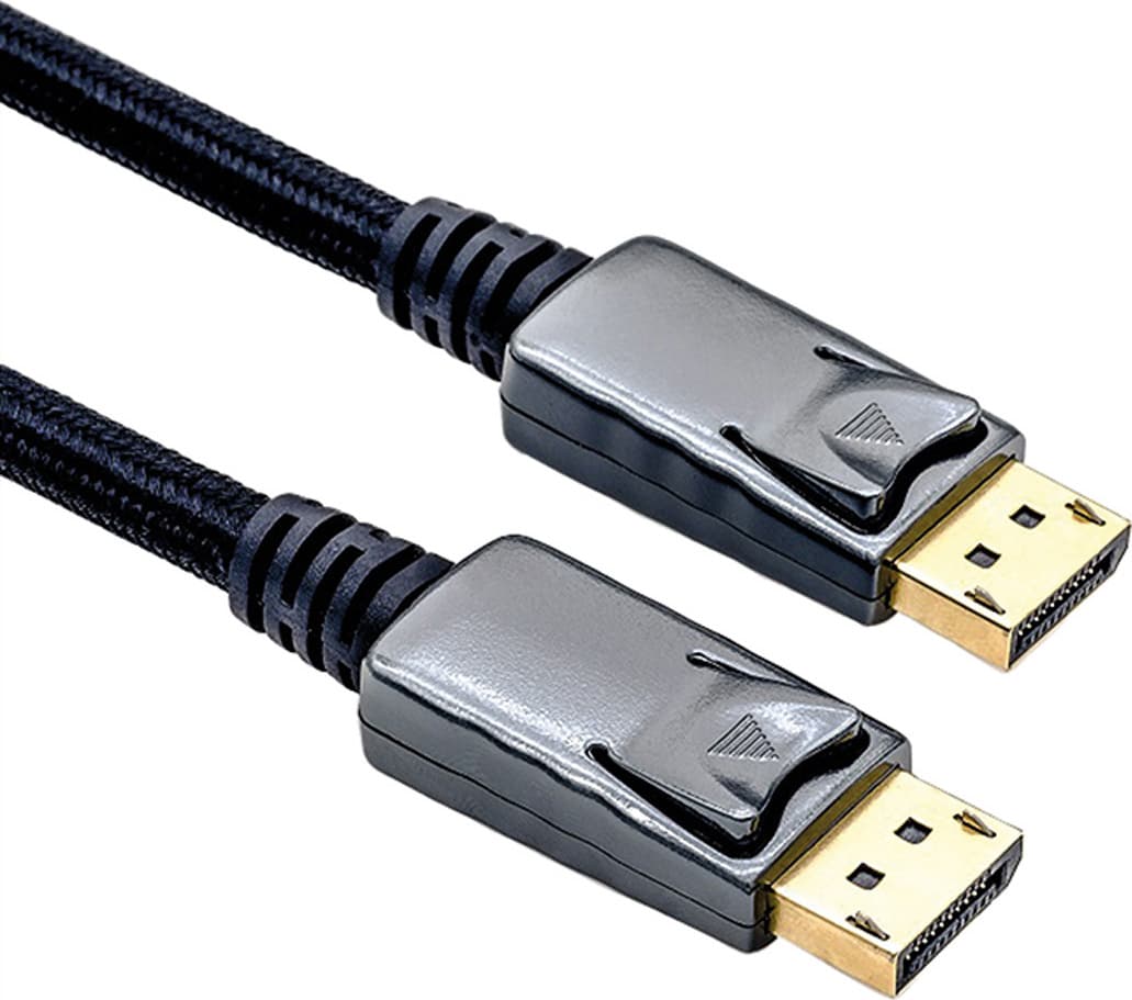 Кабел Roline 11.04.5882, от DisplayPort(м) към DisplayPort(м), 3.0 м, черен