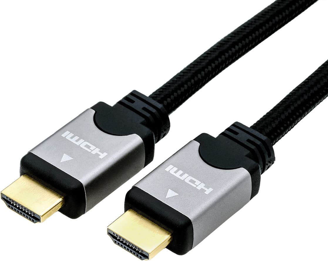 Кабел Roline 11.04.5854, от HDMI(м) към HDMI(м), 7.5m, черен
