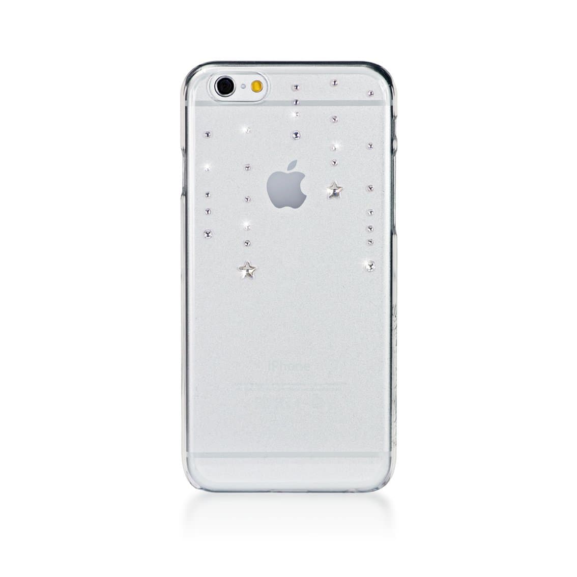 Поликарбонатов кейс с кристали Сваровски за iPhone 6, iPhone 6S - Bling My Thing Wish Cotton Candy (прозрачен)