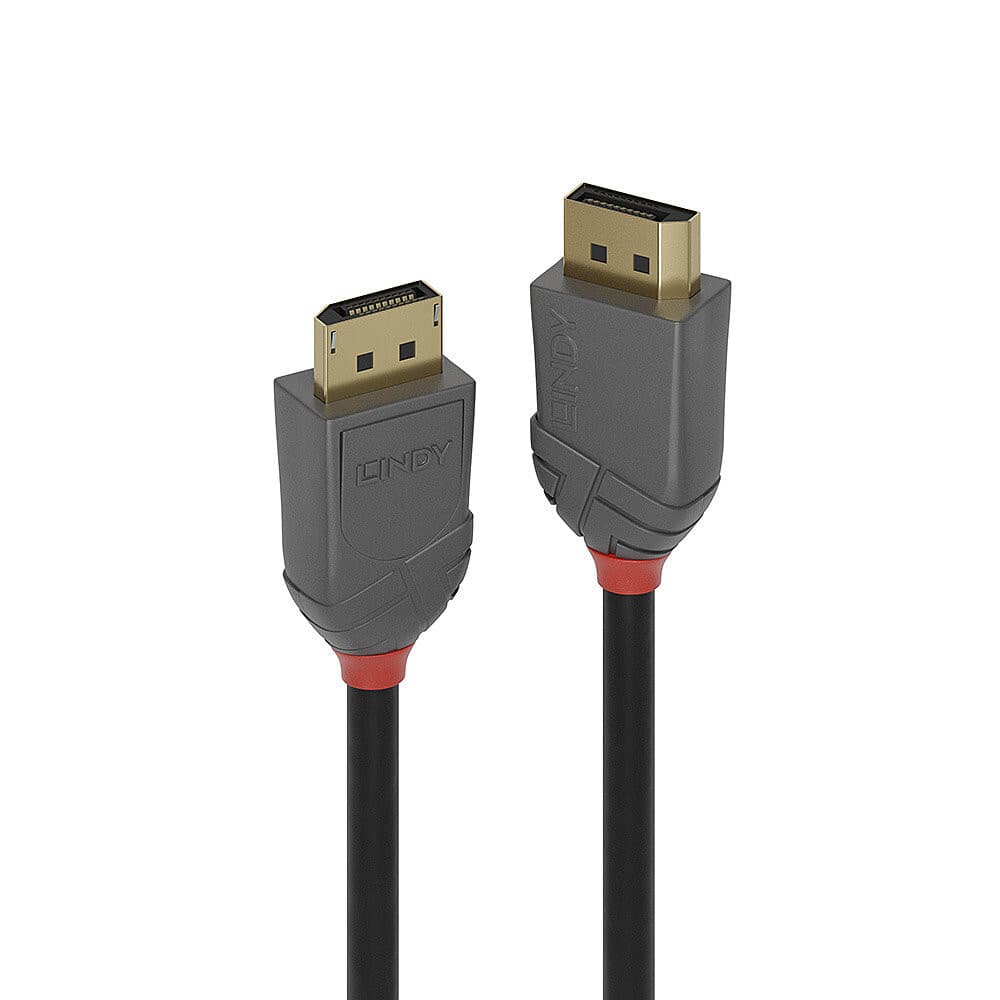 Кабел Lindy 36481, от DisplayPort(м) към DisplayPort(м), 1m, черен, 8K