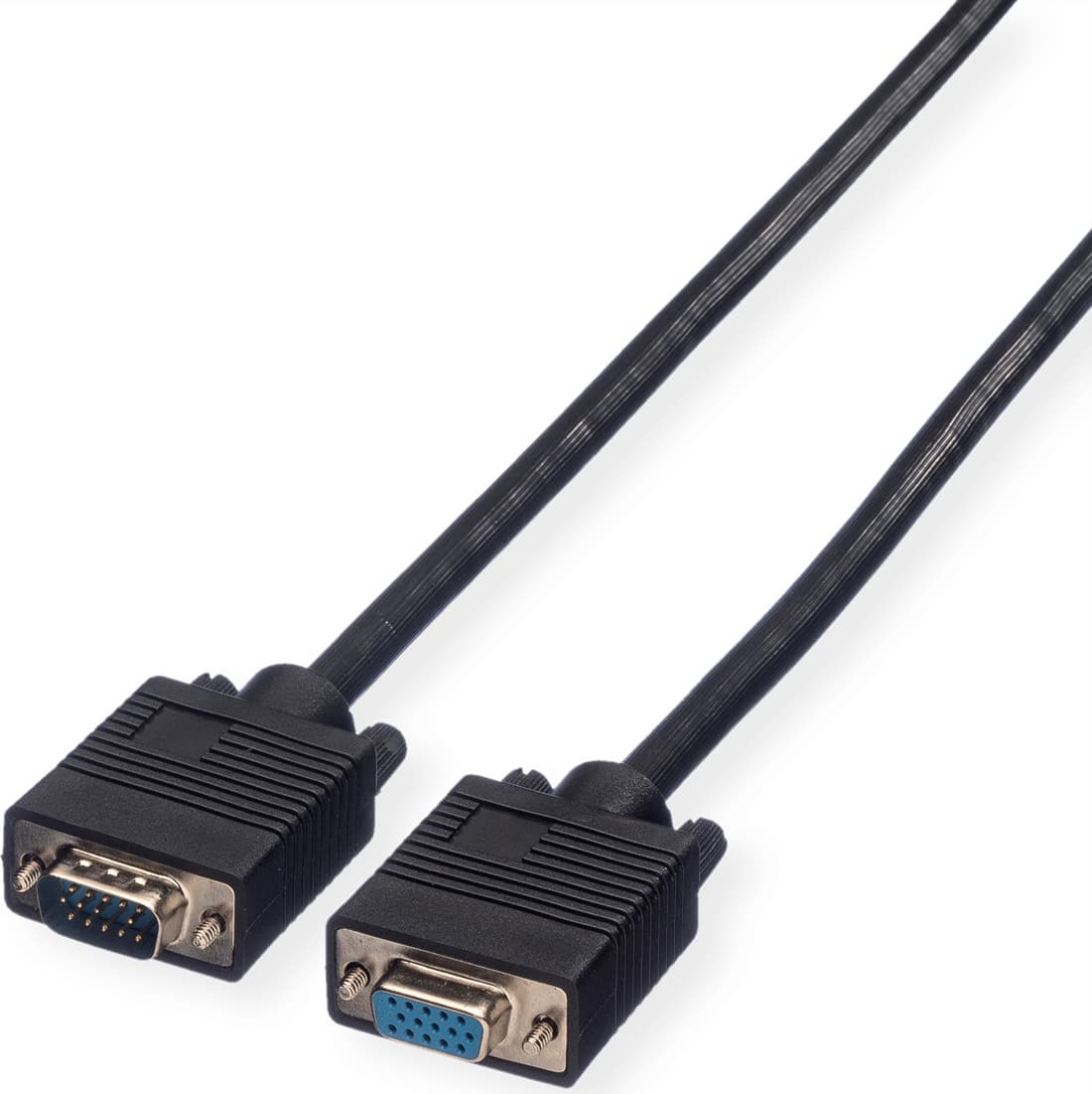Кабел Roline 11.04.5302 от VGA(м) към VGA(ж), 2m, черен