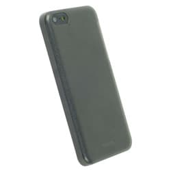 Поликарбонатов кейс за iPhone 5C - Krusell FrostCover (черен-прозрачен)