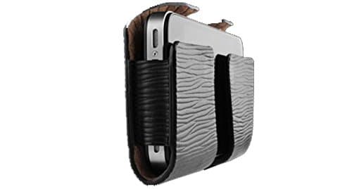 Кожен калъф ръчна изработка, естествена кожа за iPhone 4/4S - SENA Fondina