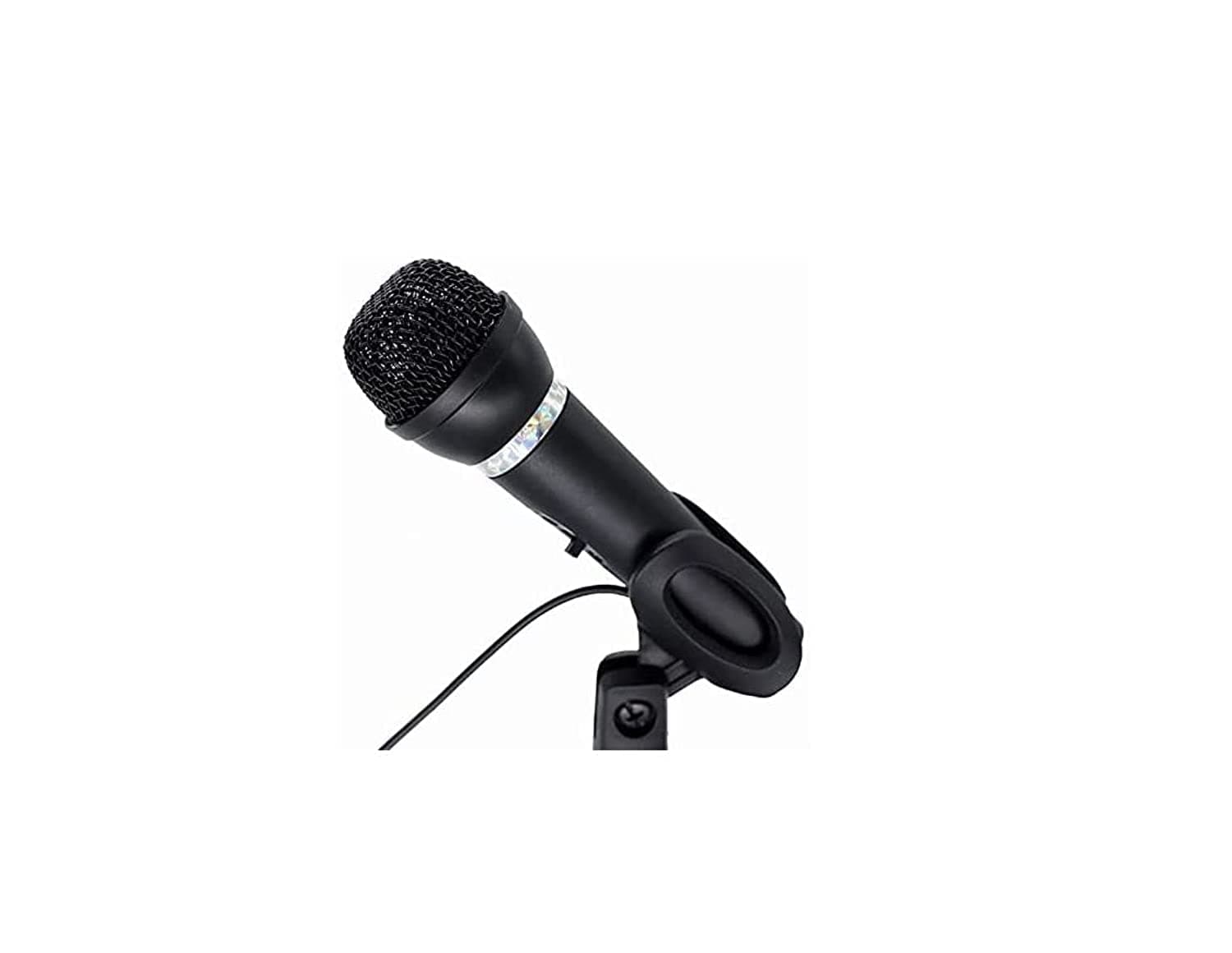 Микрофон Gembird MIC-D-04, стойка за бюро, 1.3 м дължина на кабела, AUX, черен