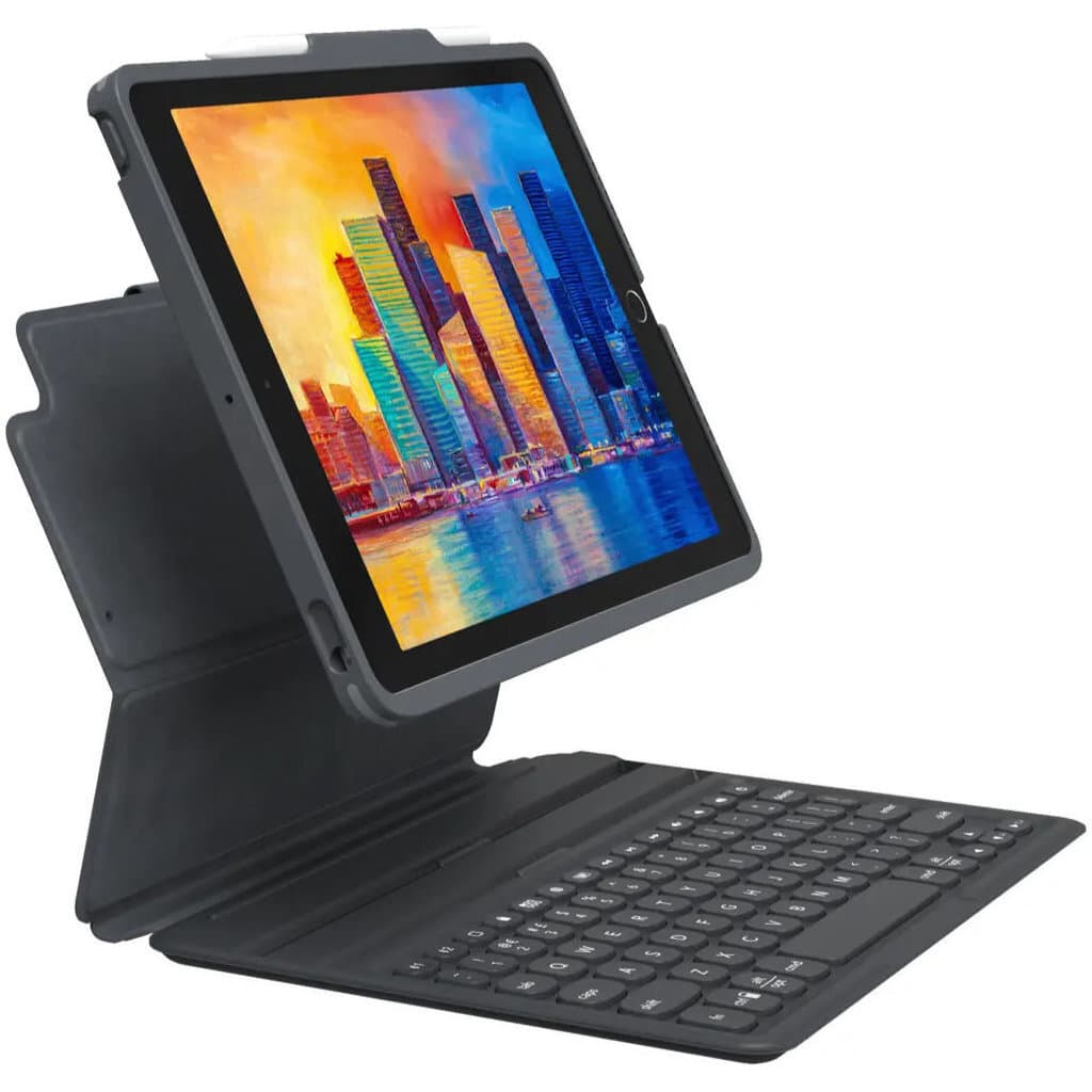 Клавиатура ZAGG Keyboard Pro Keys Black/Gray-UK за таблет Apple-iPad 10.9 (10th Gen), черна