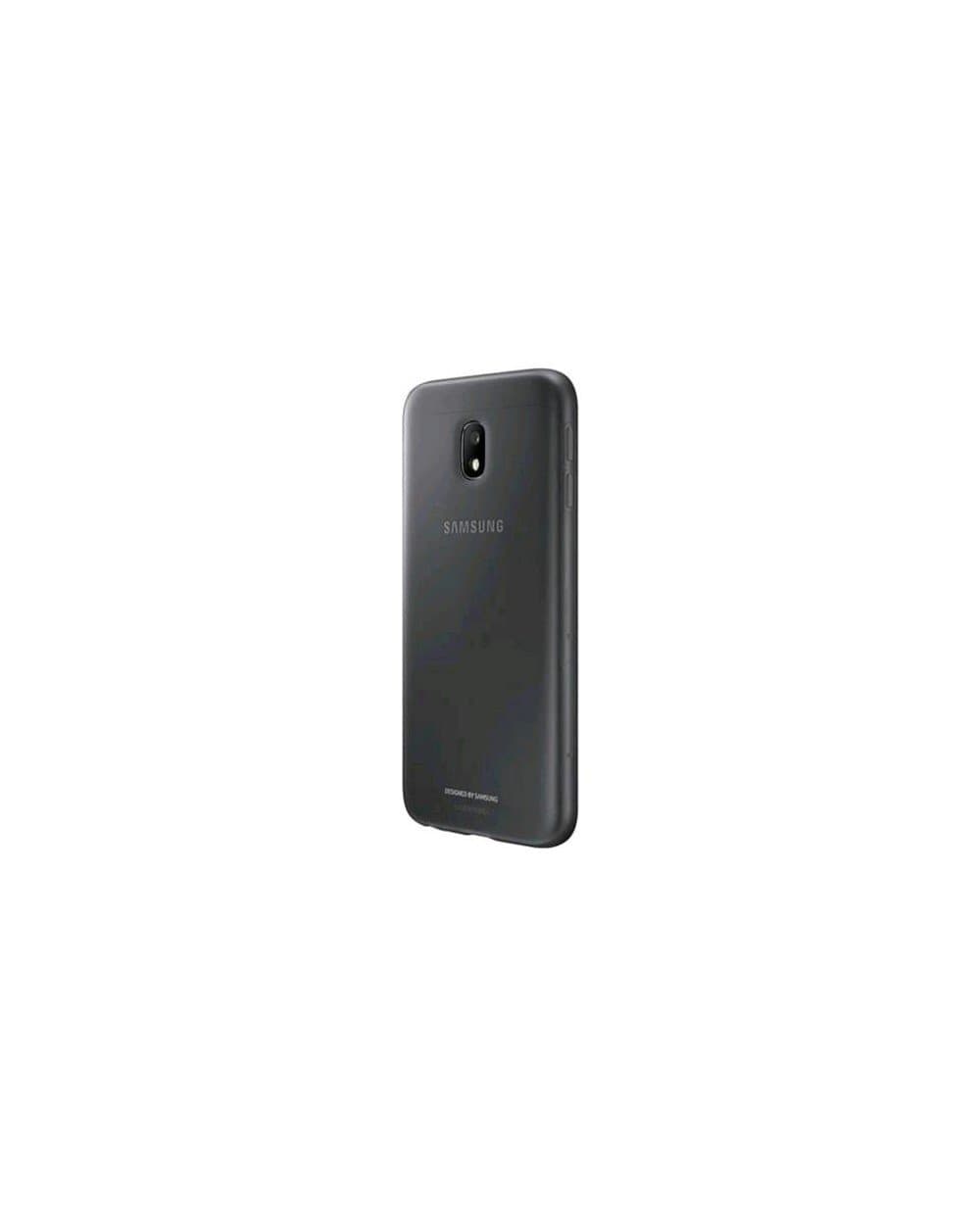 Калъф за Samsung Galaxy J3 (2017), силиконов протектор, поликарбонат, Samsung Dual Layer Cover (EF-AJ330TB), черен