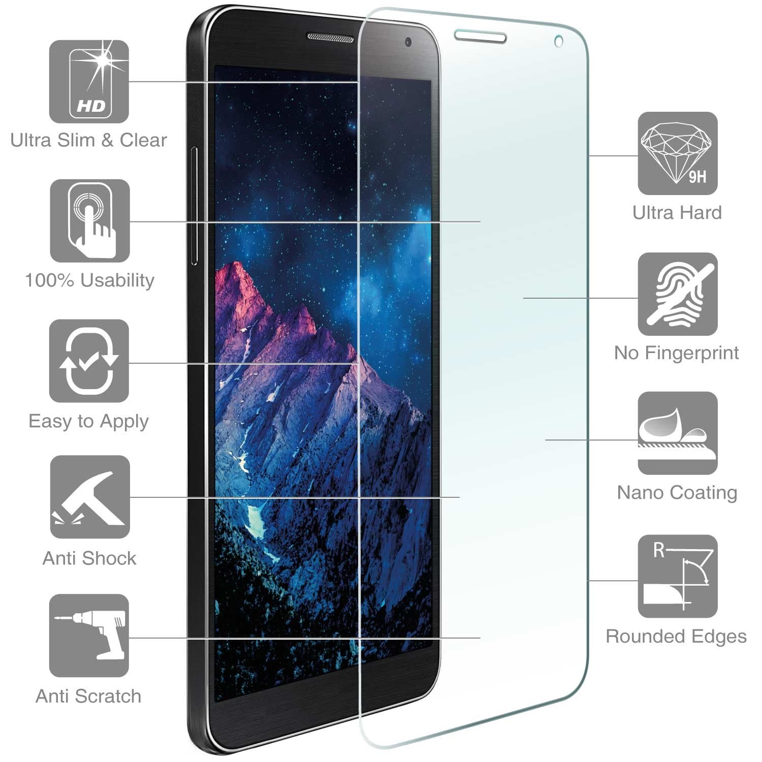Протектор от закалено стъкло /Tempered Glass/ 4smarts Second Glass, за Huawei P10 Lite