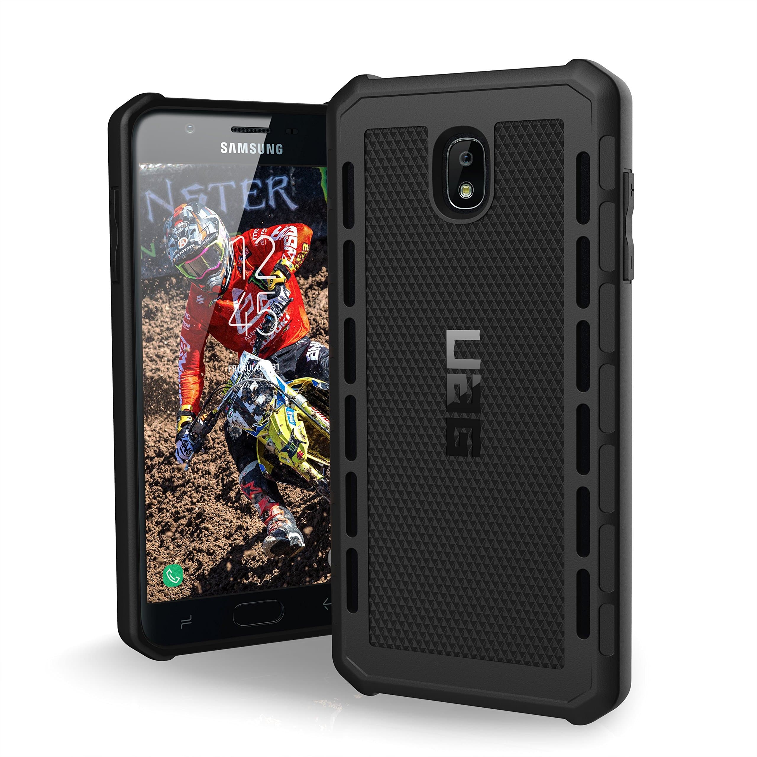 Калъф за Samsung Galaxy J7 (2018), хибриден, Urban Armor Outback 211045114040, удароустойчив, черен
