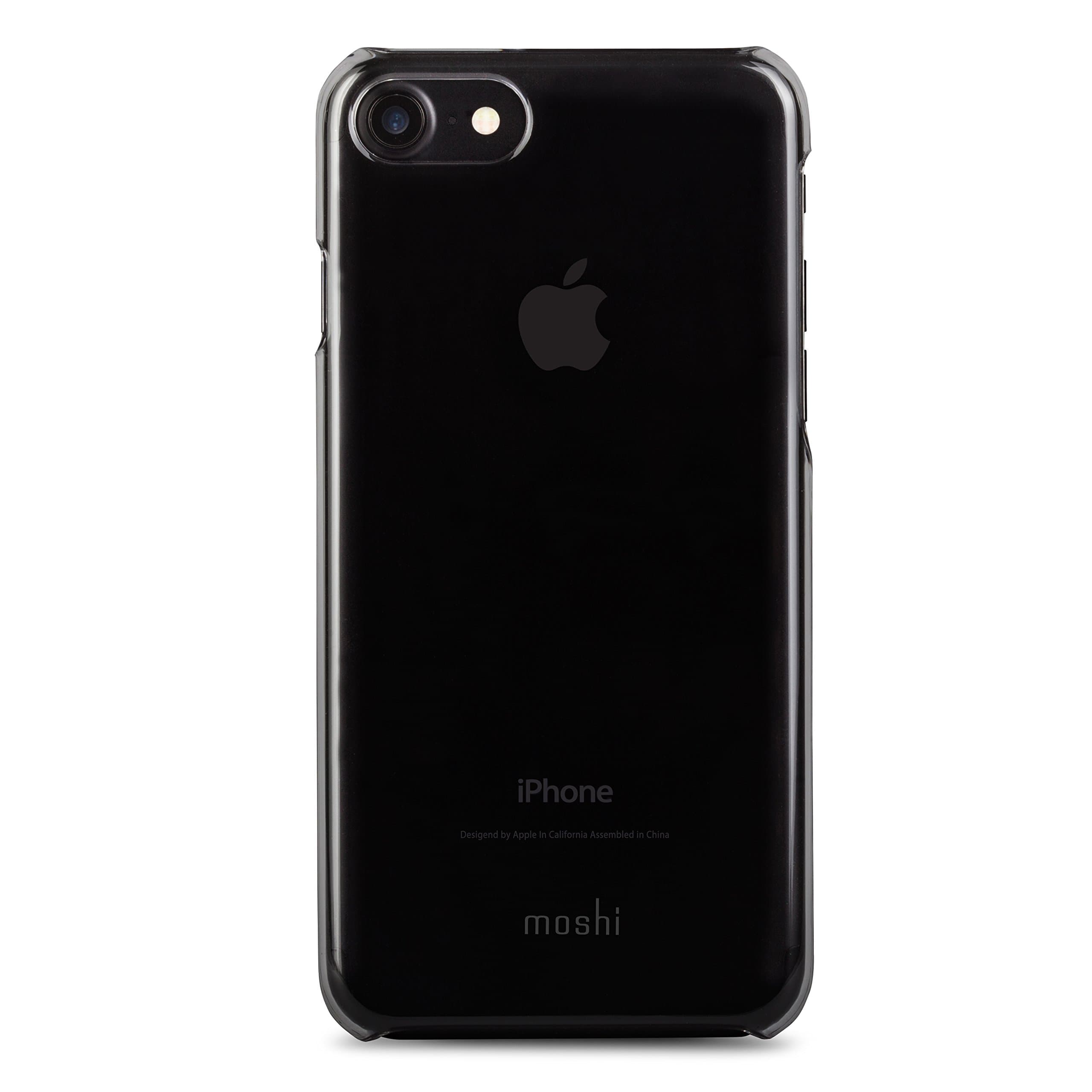 Калъф за iPhone 7, поликарбонатов, Moshi XT Case, черен-прозрачен