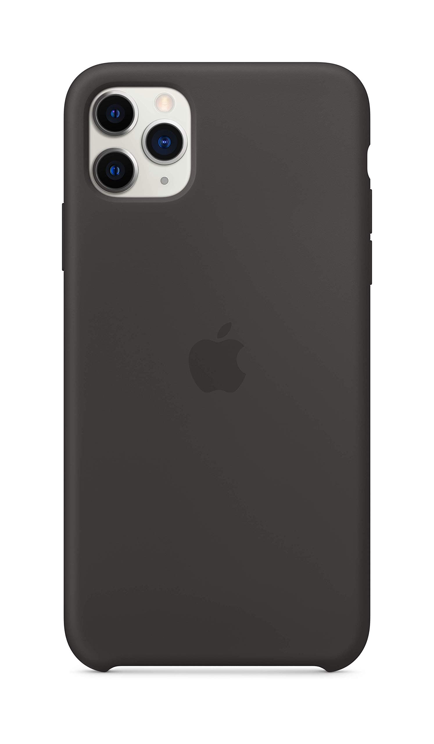 Калъф за Apple iPhone 11 Pro Max, силиконов, Apple Silicone Case MX002ZM/A, черен