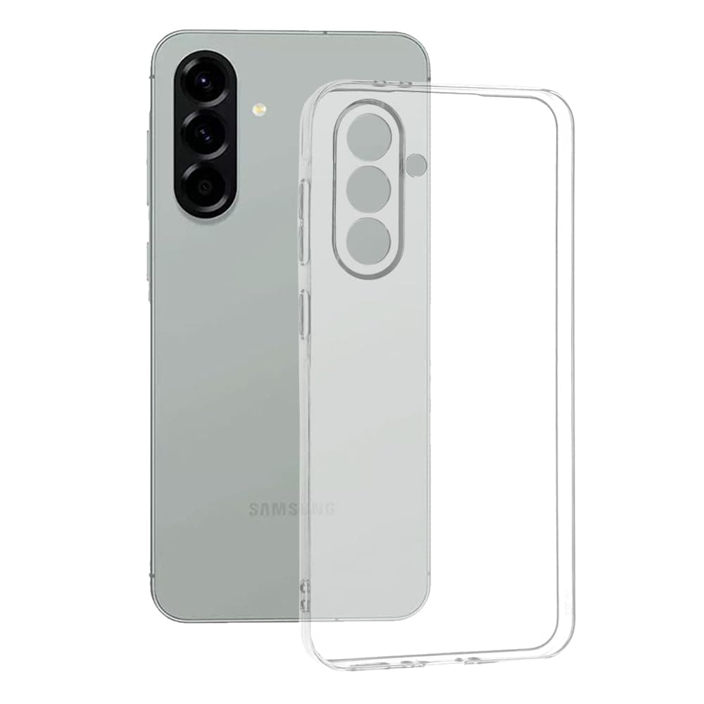 Удароустойчив силиконов (TPU) калъф за Samsung Galaxy A56 5G (прозрачен) - Techsuit Shockproof Clear Silicone Case