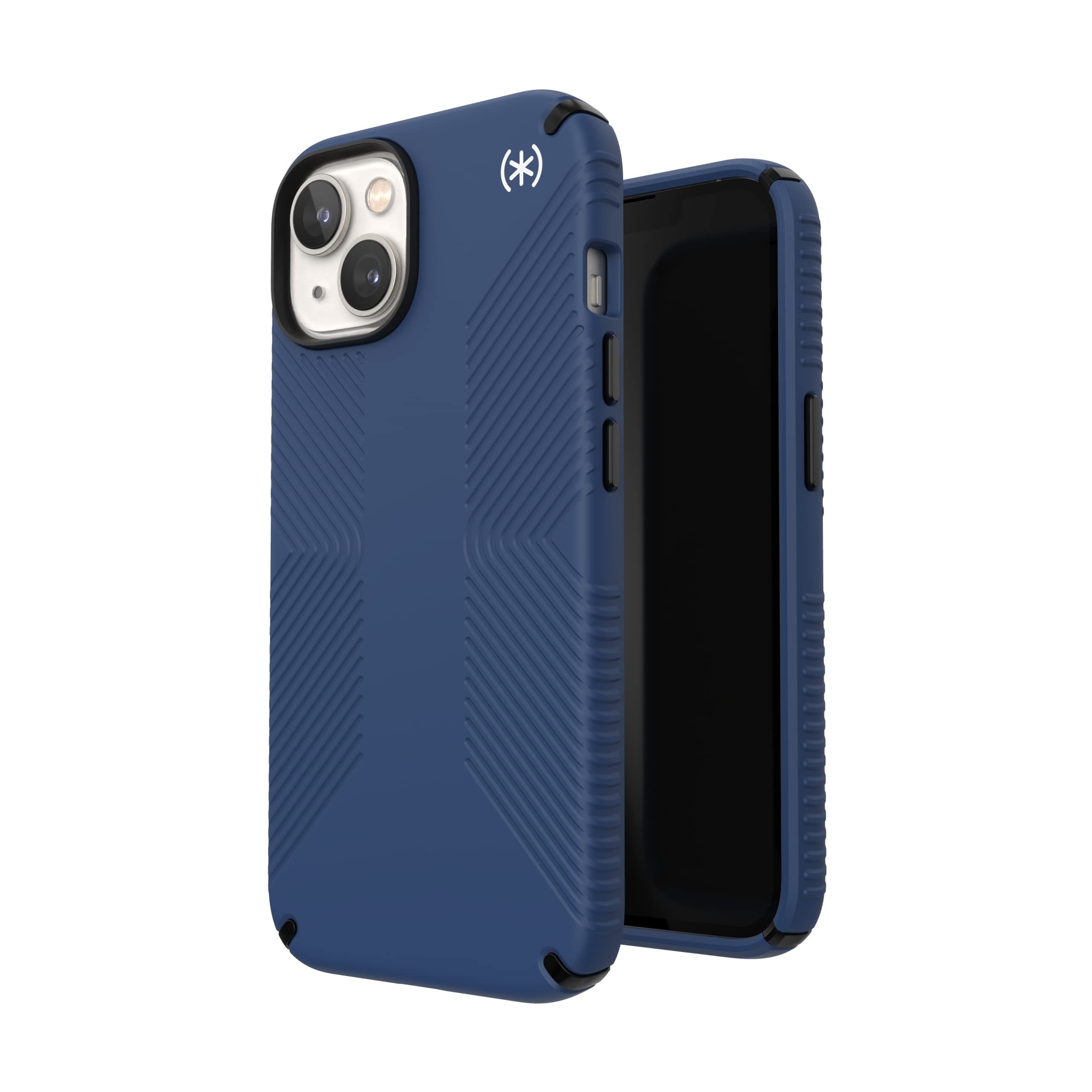 Калъф за Apple iPhone 14, Speck Presidio 2 Grip, антимикробно покритие, син