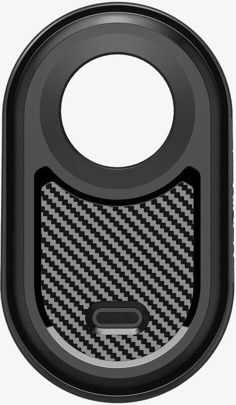 Стилен силиконов ключодържател за Samsung Galaxy Smart Tag 2 2023 - Spigen Rugged Armor Case (черен)