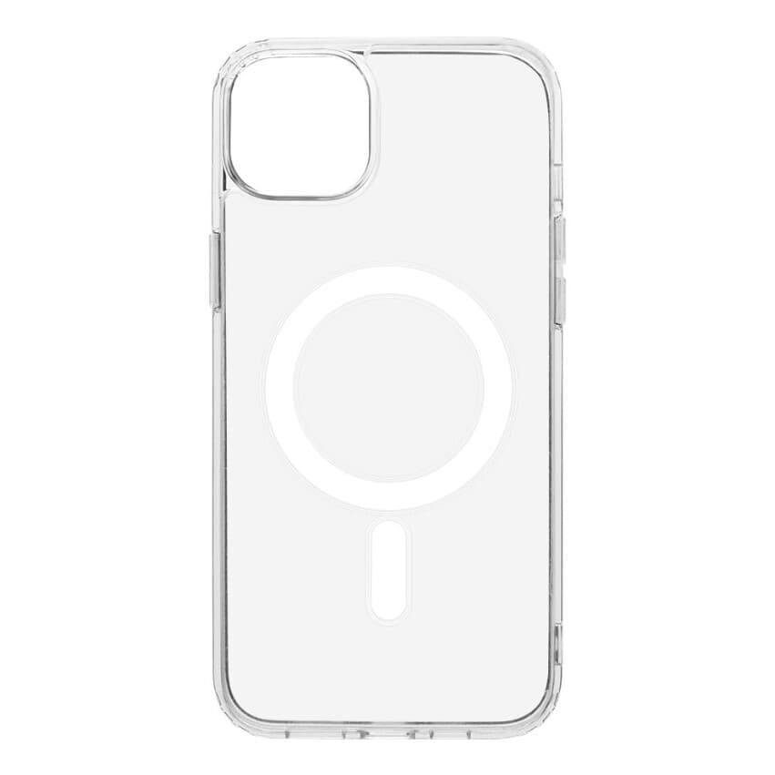 Калъф за Apple iPhone 15 Pro, хибриден (термополиуретан и поликарбонат), Tactical MagForce TPU (57983115973), удароустойчив, прозрачен