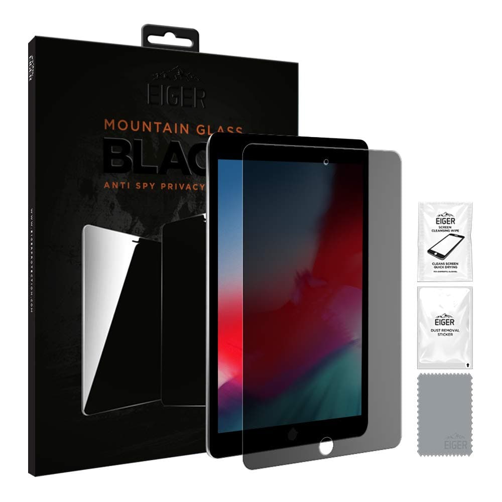 Протектор от закалено стъкло /Tempered Glass/ Eiger за Apple iPad mini 5/mini 4, защитно покритие с определен ъгъл на виждане на дисплея