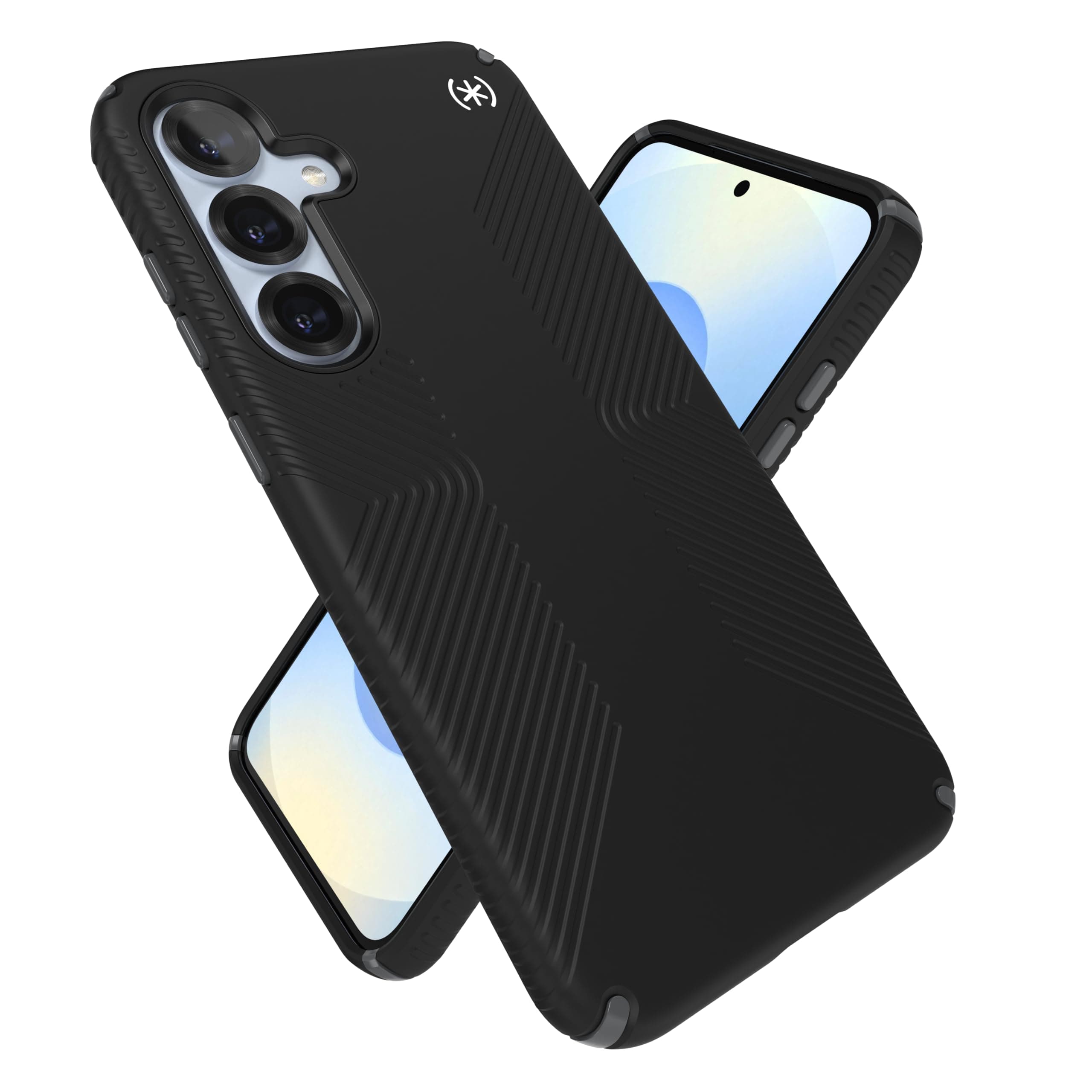 Калъф за Samsung Galaxy S25+, Speck Presidio2 Grip, антимикробно покритие, удароустойчив, MagSafe, черен