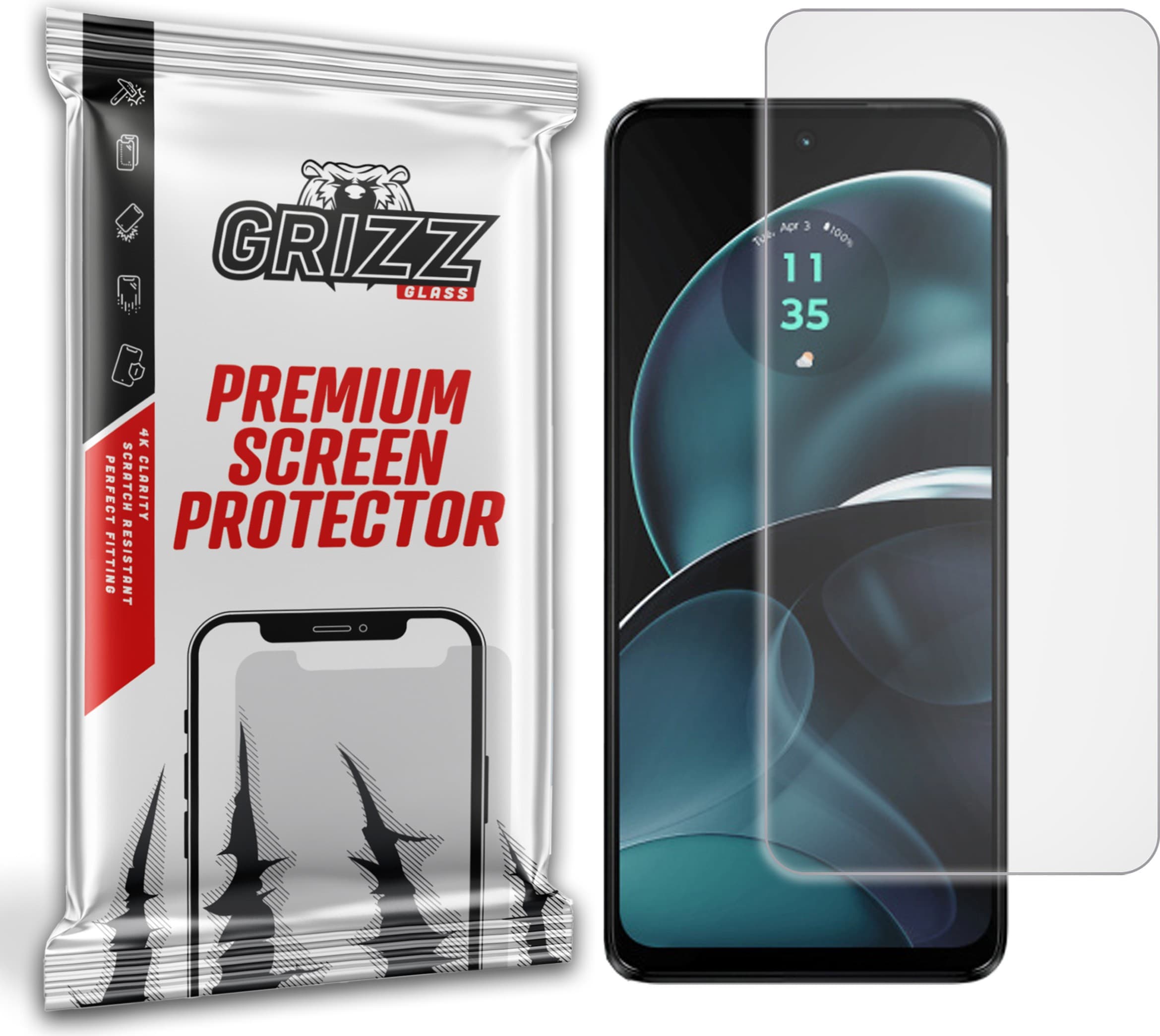 Качествено матирано защитно покритие за дисплея на Motorola Moto G14 - GrizzGlass PaperScreen Matte Screen Protector (един брой)