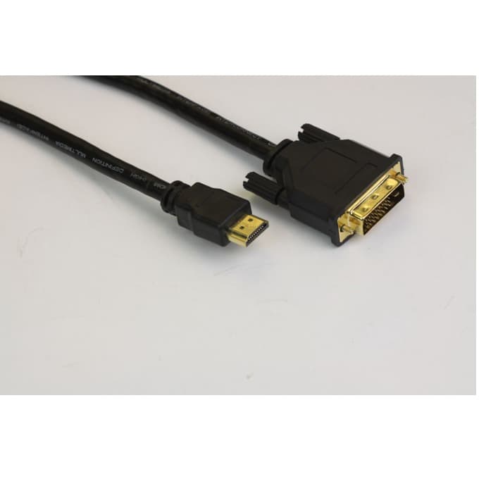 Кабел DVI(м) към HDMI(м), 5m, позлатени конектори