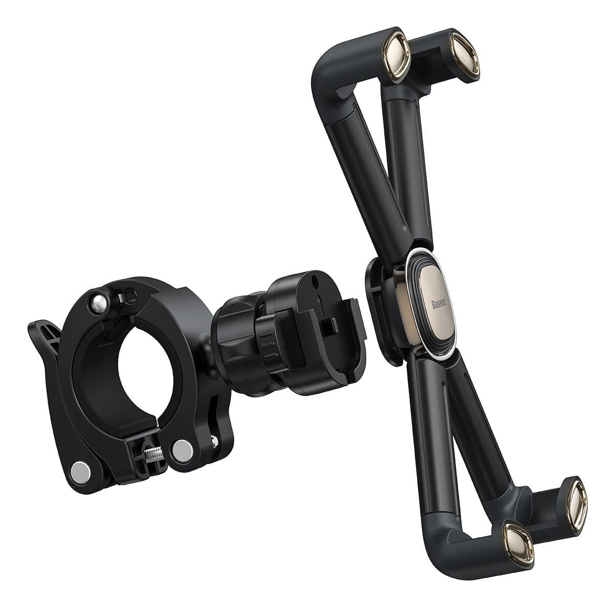 Поставка Baseus Quick to Take Bike Phone Holder (SUQX-01), за колело, за устройство с размери от 4.7" до 6.7", черна