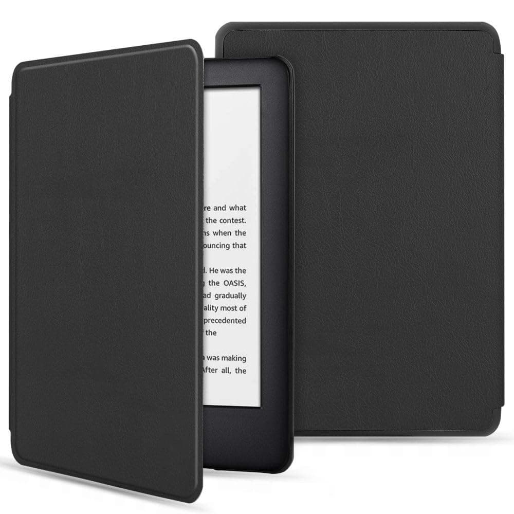 Кожен кейс за Amazon Kindle Paperwhite 5 (2021), 5 Signature Edition (2021) - Techsuit SmartCover (черен)