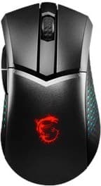 Мишка MSI CLUTCH GM51 LIGHTWEIGHT, оптична(6400dpi), безжична, USB, черна, гейминг, PAW-3395 сензор