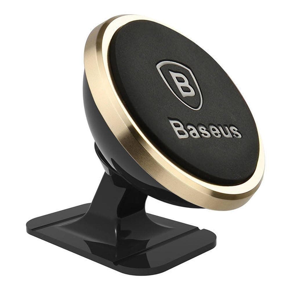 Стойка за телефон Baseus Magnetic Rotation Holder (SUCX140015), за гладки повърхности, универсална, магнитна, черна