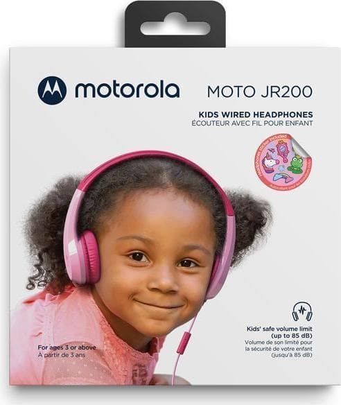 Детски слушалки Motorola JR200, Pink