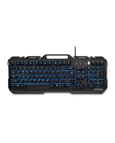 Клавиатура Spartan Gear Centaur (45169), геймърска, многоцветна подсветка, черна, USB