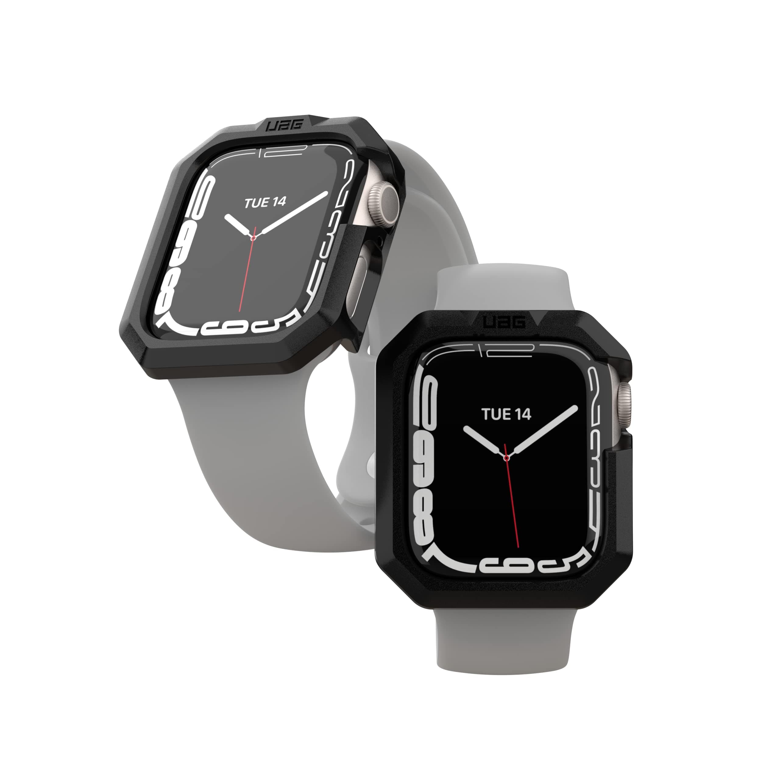 Удароустойчив поликарбонатов кейс за Apple Watch 7 41мм - Urban Armor Gear Scout Case (черен)