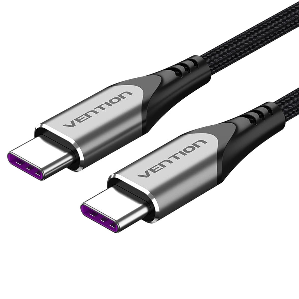 Кабел Vention TAEHF, от USB C(м) към USB C(м), 1m, черен