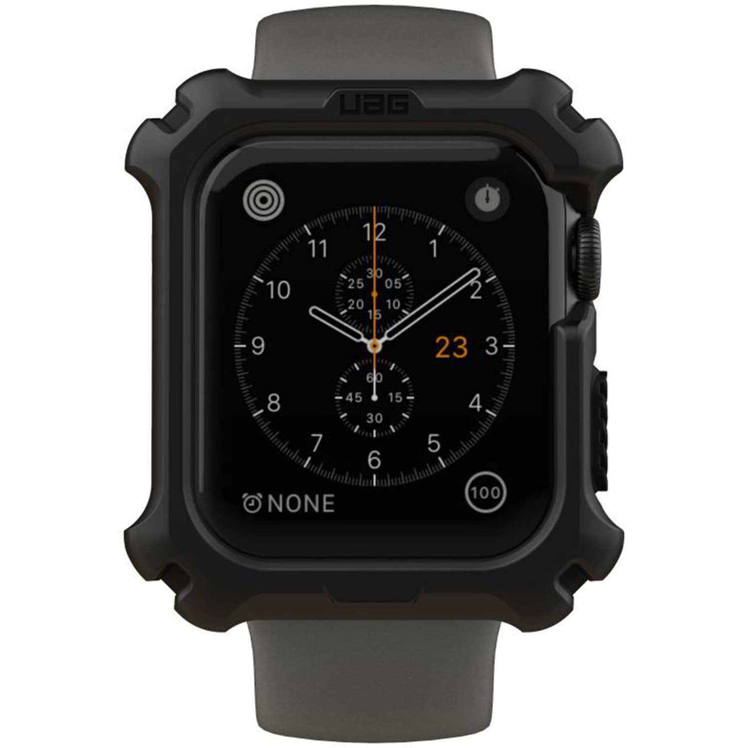 Удароустойчив хибриден кейс за Apple Watch 44мм - Urban Armor Gear Watch Case (черен)