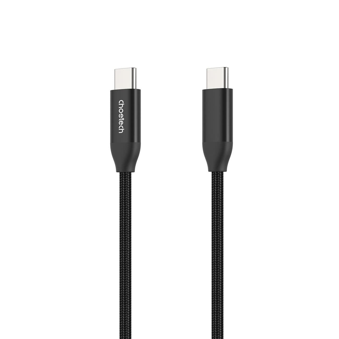 Кабел Choetech XCC-1036, от USB C(м) към USB C(м), 2m, 240W, черен