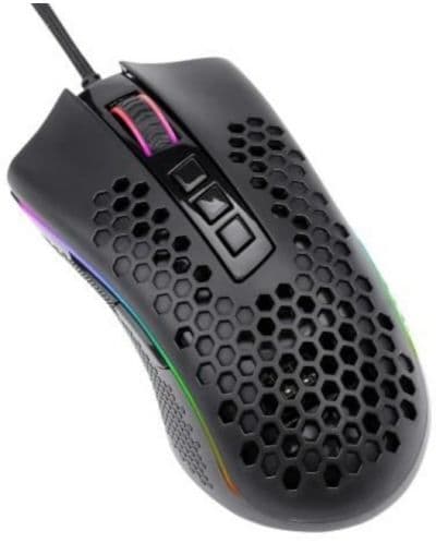 Мишка Redragon Storm Elite (M988RGB-BK), оптична(16000dpi), USB, черна, гейминг, 9 програмируеми бутона, RGB подсветка