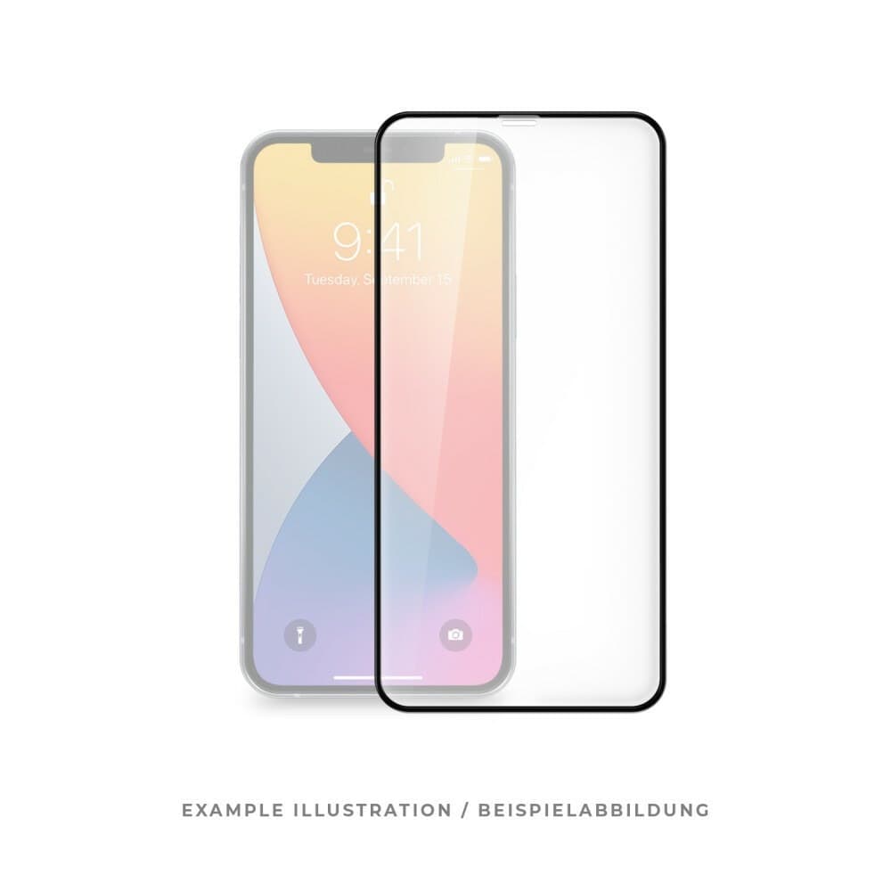 Протектор от закалено стъкло /Tempered Glass/ за Apple iPhone 14 Pro, Prio 3D Glass Full Screen Curved Tempered Glass, черен/прозрачен