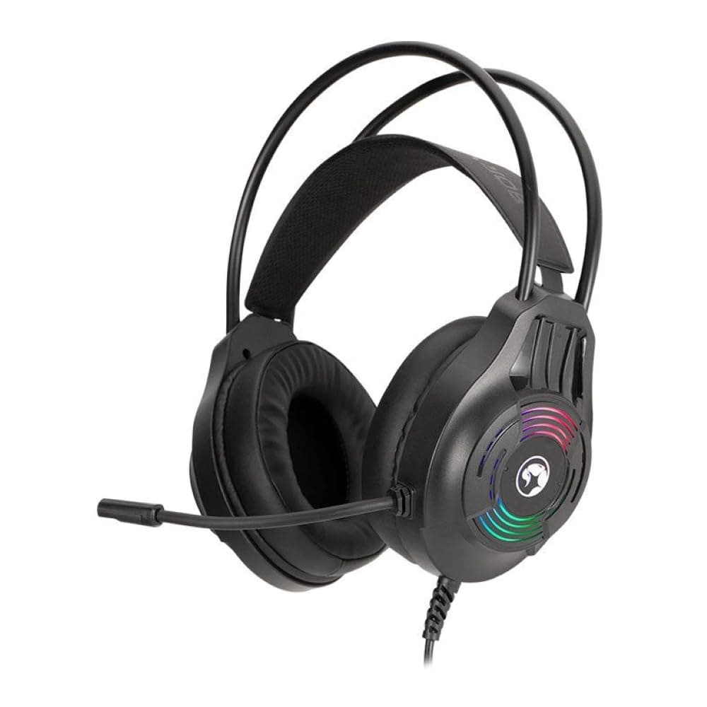 Слушалки Marvo H8326, микрофон, 3.5mm жак, гейминг, черни