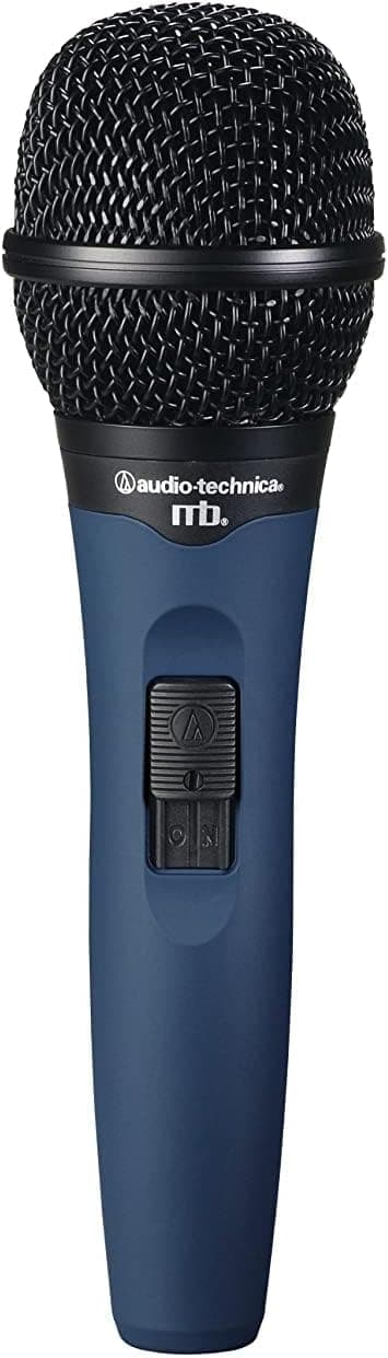 Микрофон Audio-Technica MB3k, вокален динамичен хиперкардиоиден, 60-14kHz, 600 ohms, 3-pin XLRM-type конектор, син