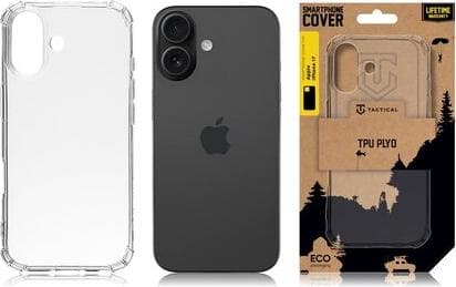 Силиконов (TPU) калъф за iPhone 17 - Tactical TPU Plyo Cover (прозрачен)