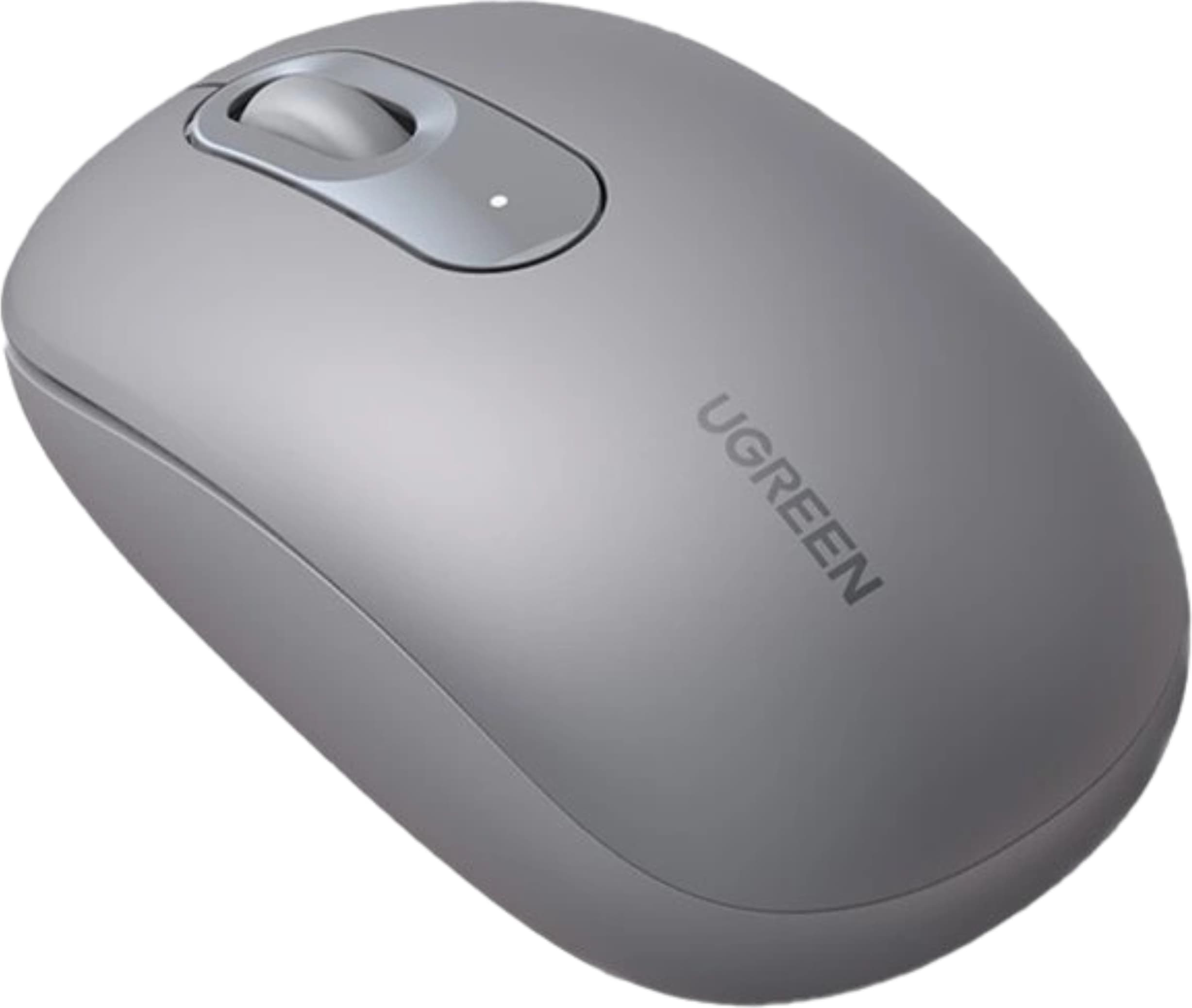 Мишка Ugreen MU105 (90669), оптична (2400 dpi), безжична, USB, сива