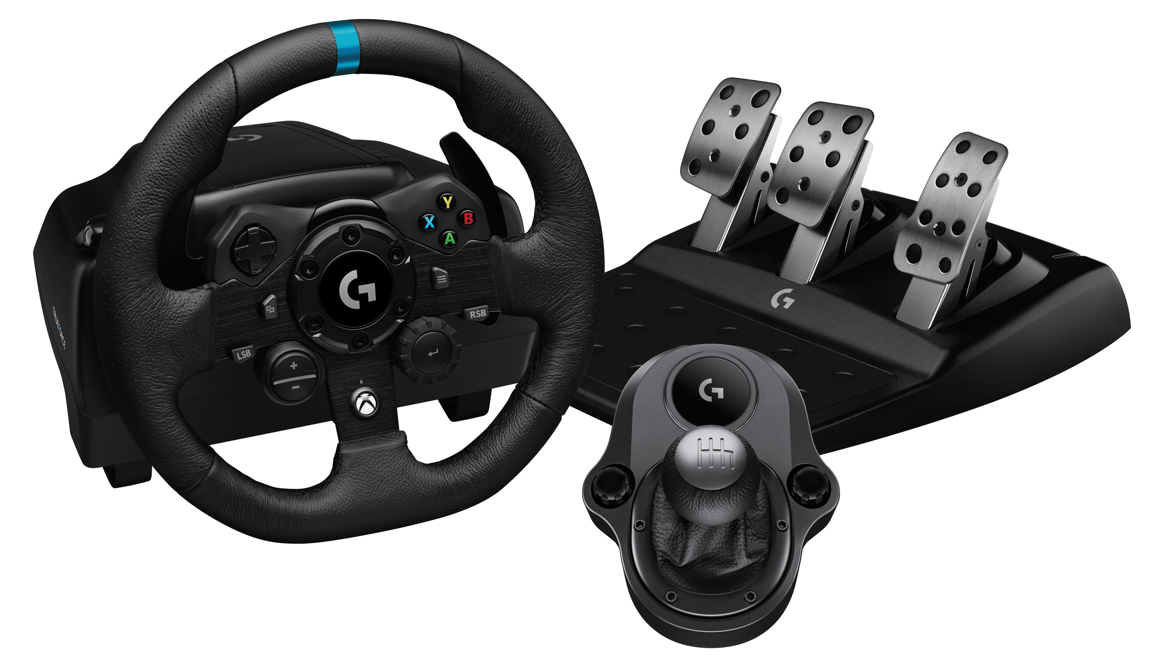 Волан LOGITECH G923 SE + LOGITECH скоростен лост за XBOX/PC