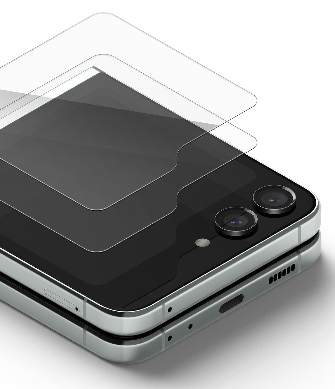 Протектор от закалено стъкло /Tempered Glass/ Ringke RGK1812 за Samsung Galaxy Z Flip 5, 9H твърдост