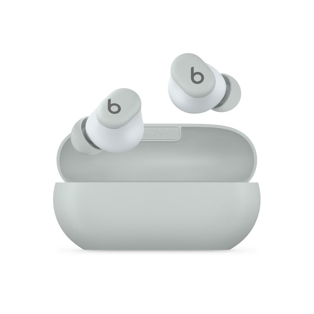 Слушалки Beats Solo Buds Storm Grey, безжични, Bluetooth, микрофон, тип "Тапи", до 18 часа време на работа, сиви