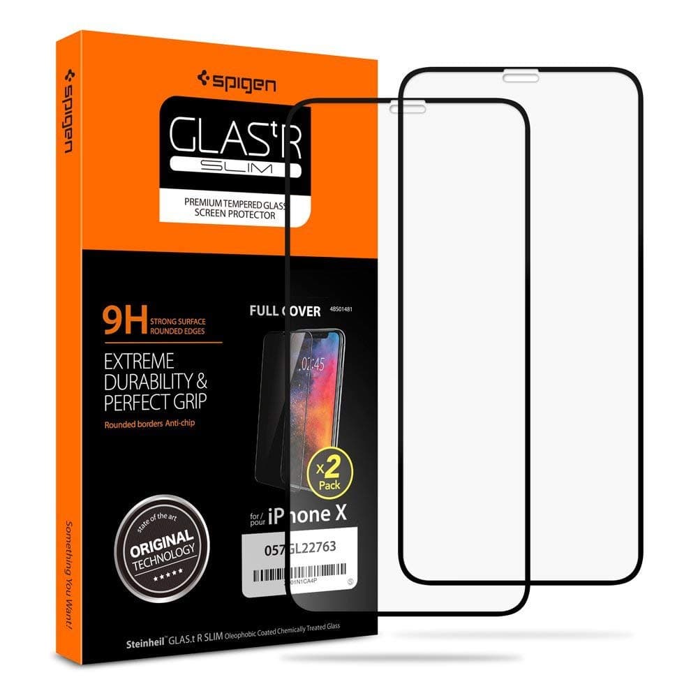 Протектор от закалено стъкло /Tempered Glass/ Spigen 057GL23120 за Apple iPhone 11 Pro/XS/X, 9H твърдост