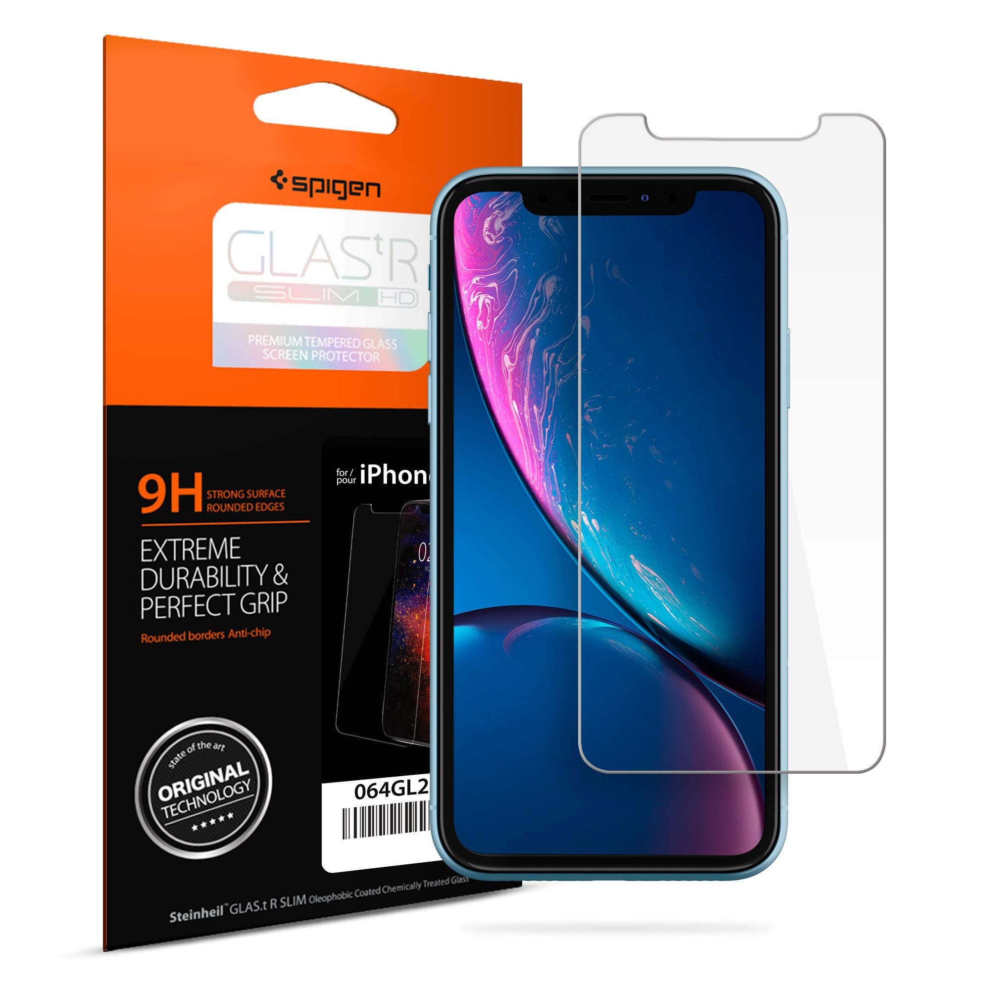 Протектор от закалено стъкло /Tempered Glass/ Spigen 064GL24527 за Apple iPhone 11/XR, 9H твърдост
