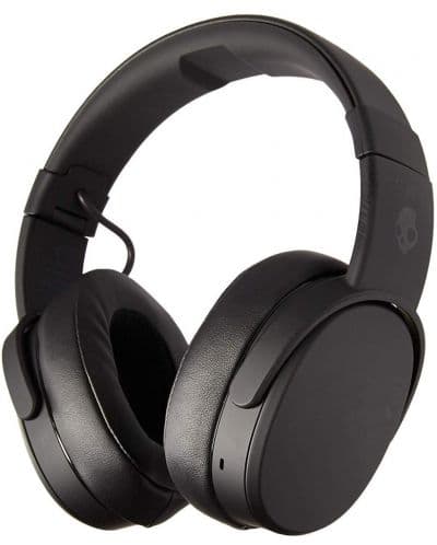 Слушалки SkullCandy Crusher, Bluetooth, микрофон, честотен диапазон 100-10kHz, черен