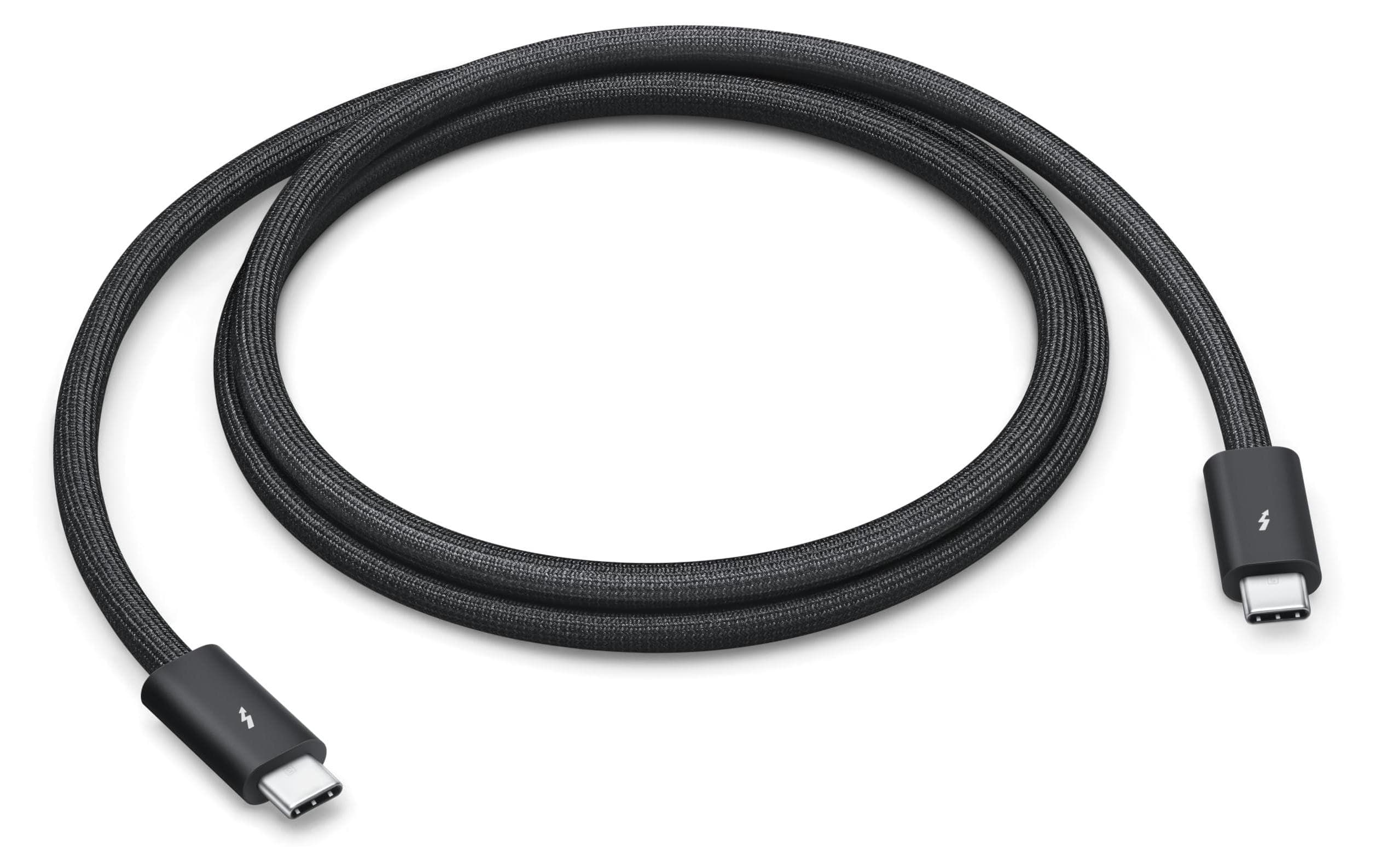 Apple Thunderbolt 5 (USB-C) Pro Cable - Thunderbolt 5 (USB-C) кабел за Apple продукти (100 см) (черен)