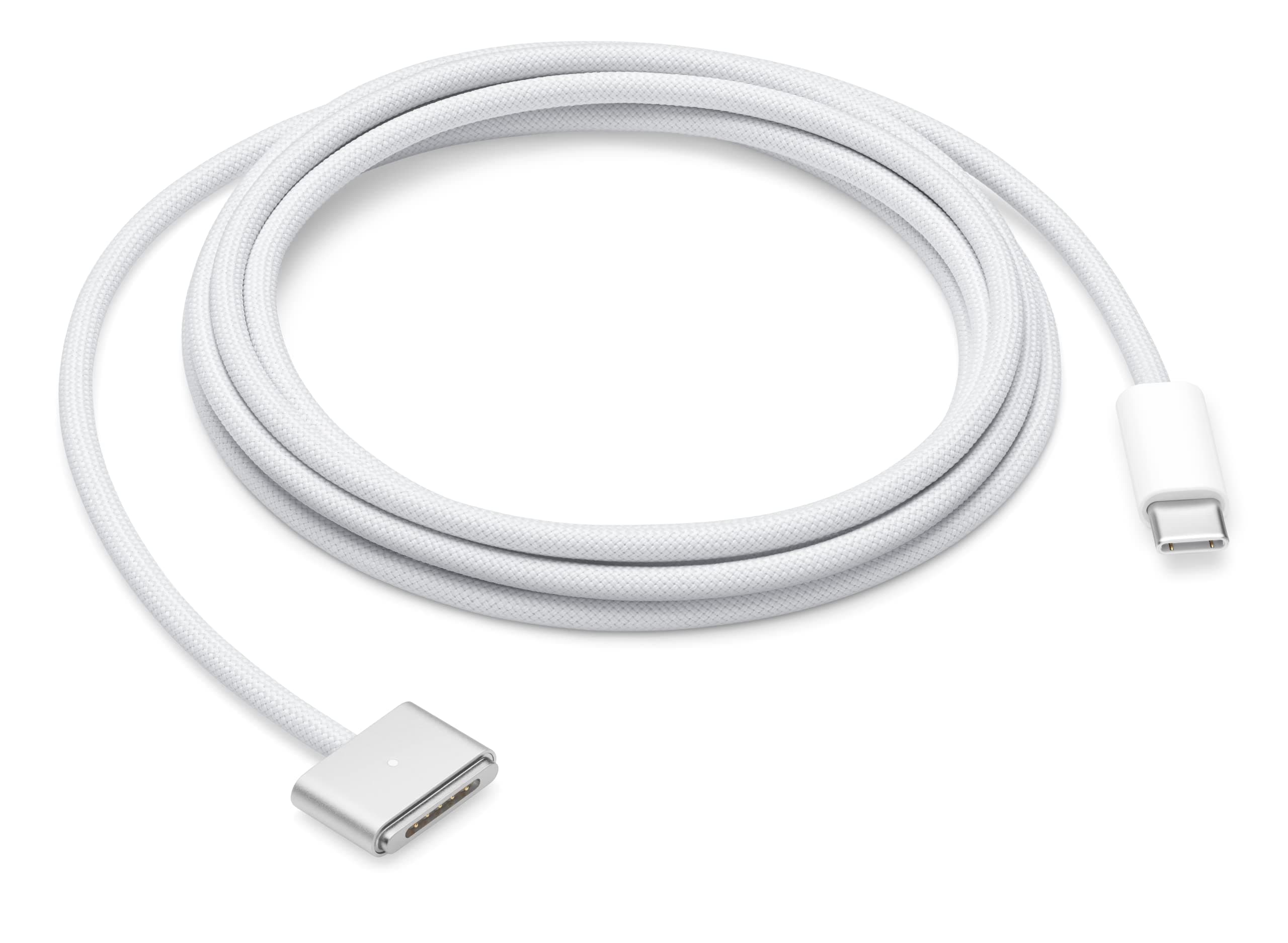 Кабел Apple MW613ZM/A, от USB C(м) към Magsafe 3(м), 2m., бял