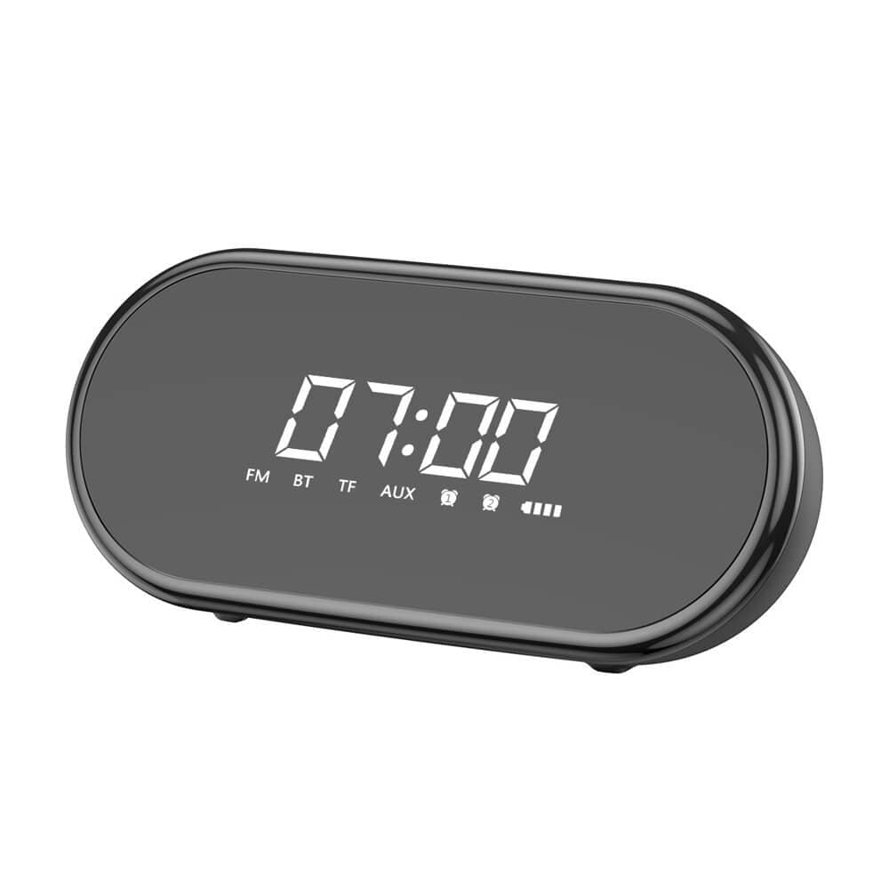 Безжичен Bluetooth спийкър с функции будилник, FM радио и LED дисплей за мобилни устройства - Baseus Encok Wireless Speaker E09 (черен)