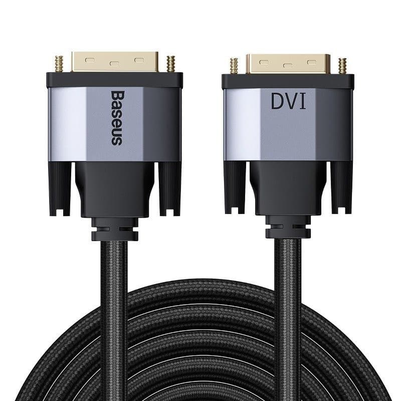 DVI към DVI кабел (300 см) - Baseus Enjoyment Series DVI Male To DVI Male Cable (CAKSX-S0G) (черен)